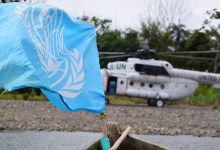 Photo of Team from UN Mission in Colombia attacked, vehicles torched