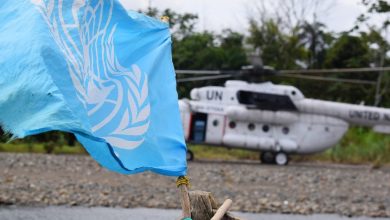 Photo of Team from UN Mission in Colombia attacked, vehicles torched